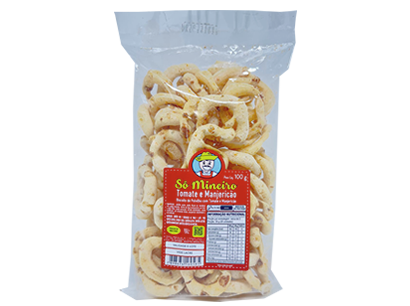 Biscoito de Polvilho Tomate e Manjericão